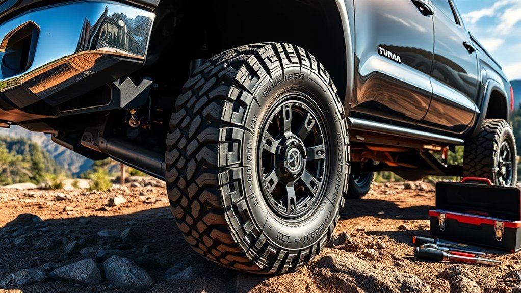 Toyota Tundra wheel and tire clearance after fitment changes