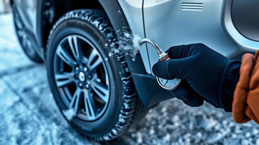 tire pressure drops cold