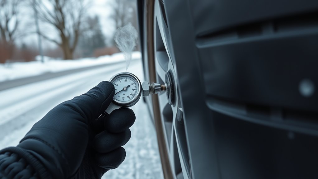 tire pressure drops significantly