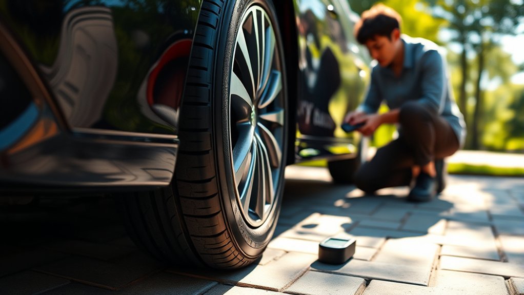 tire pressure ensures safety