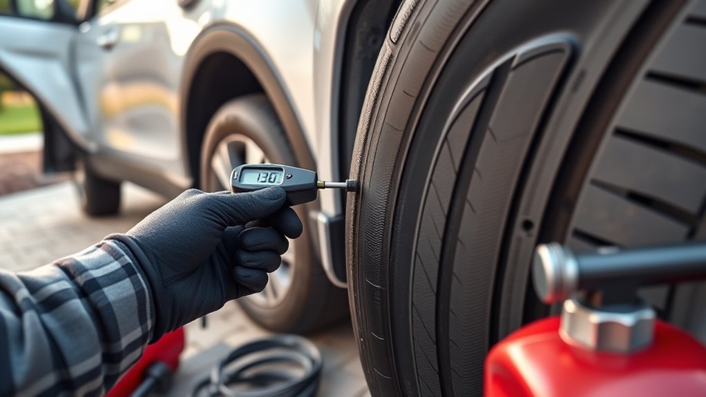tire pressure ensures safety