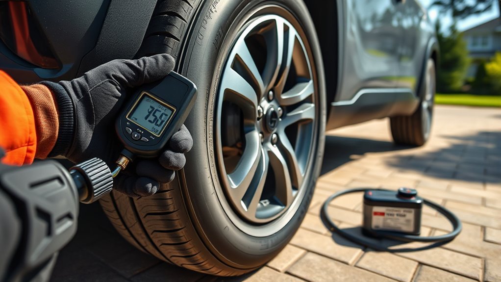 tire pressure ensures safety