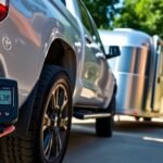 tire pressure for towing