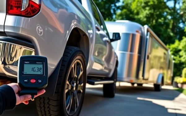 tire pressure for towing