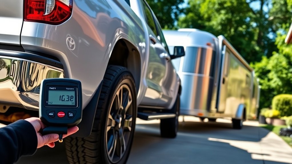 tire pressure for towing
