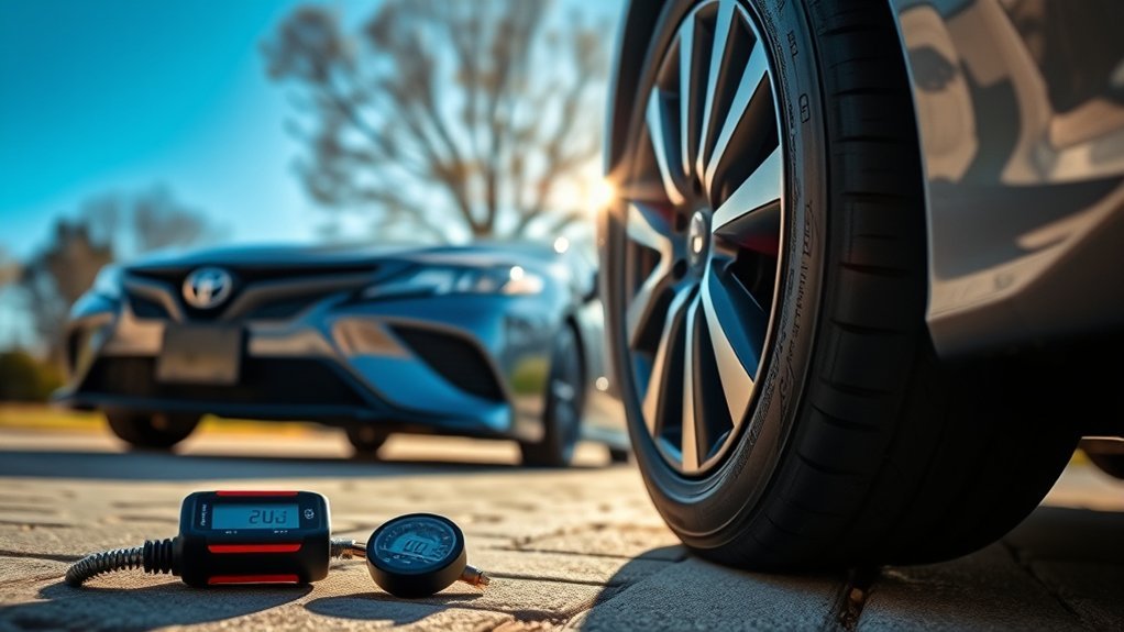 tire pressure influences fuel economy