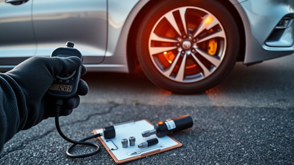 tire pressure maintenance checklist