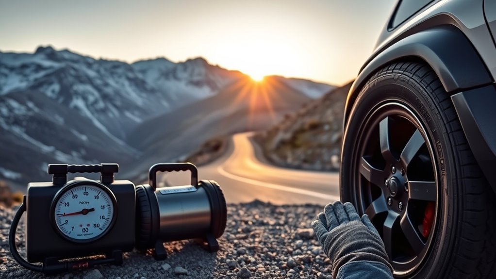 tire pressure management routine
