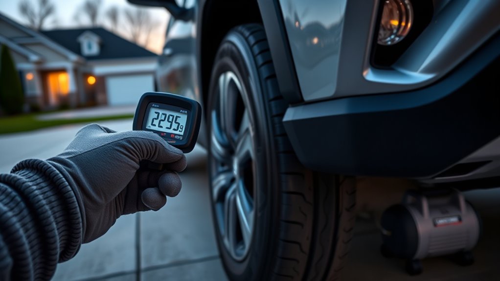 tire pressure safety check