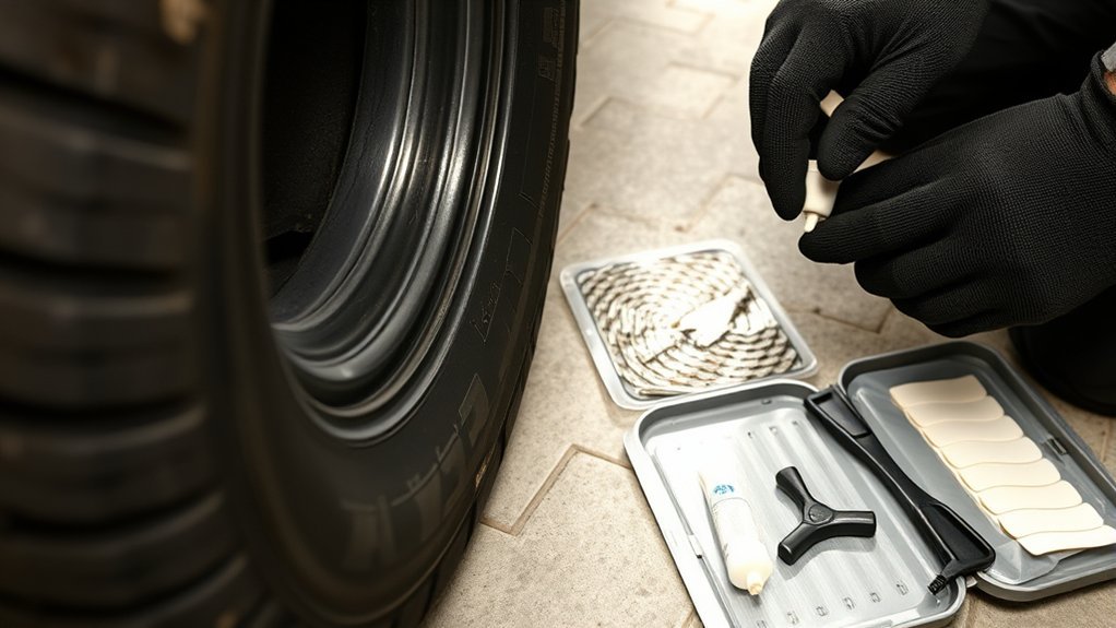 tire puncture repair process