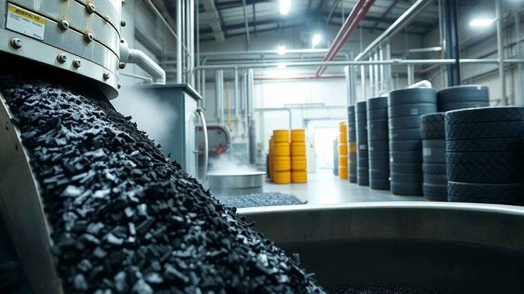 tire recycling method comparison