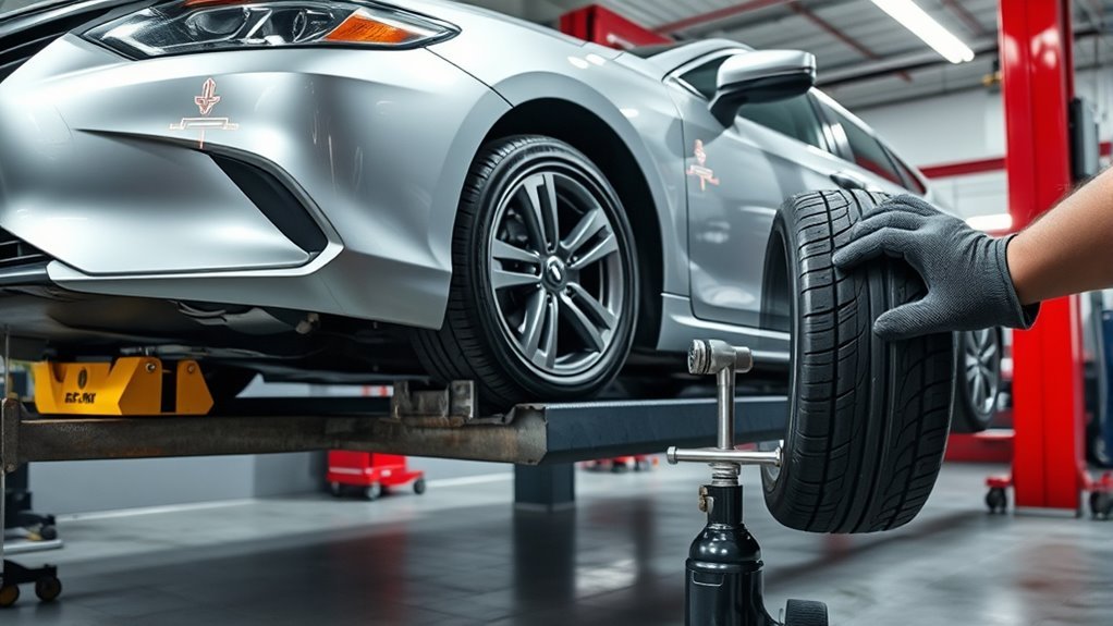 tire rotation alignment differences
