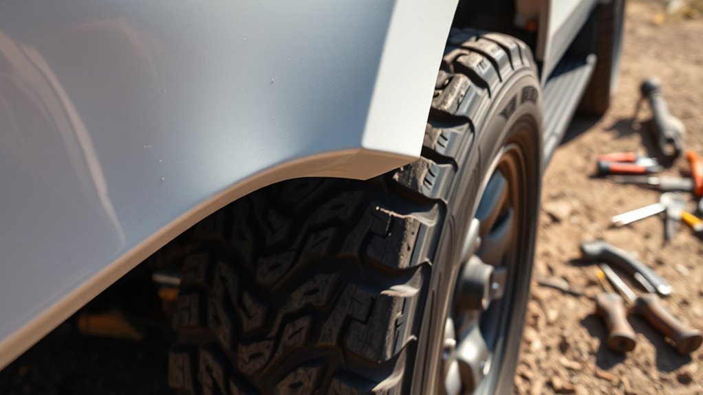 tire rubbing solutions for hilux