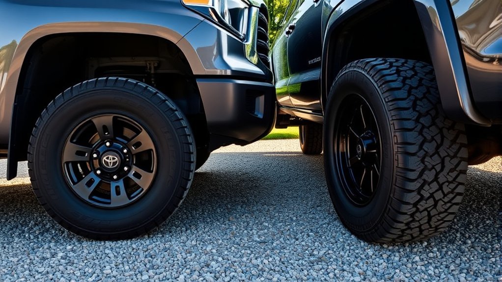 tire size compatibility comparison