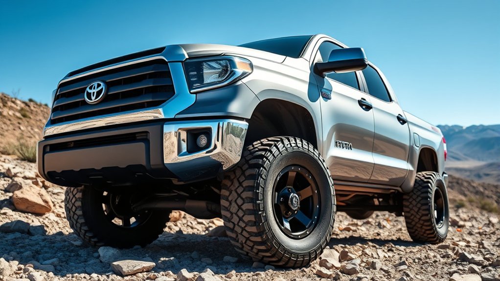 Uniform tire size matters for Toyota Tundra 4WD and 2WD stability
