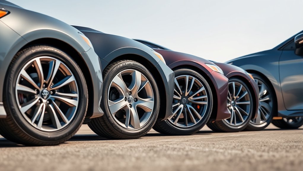 tire sizes by trim