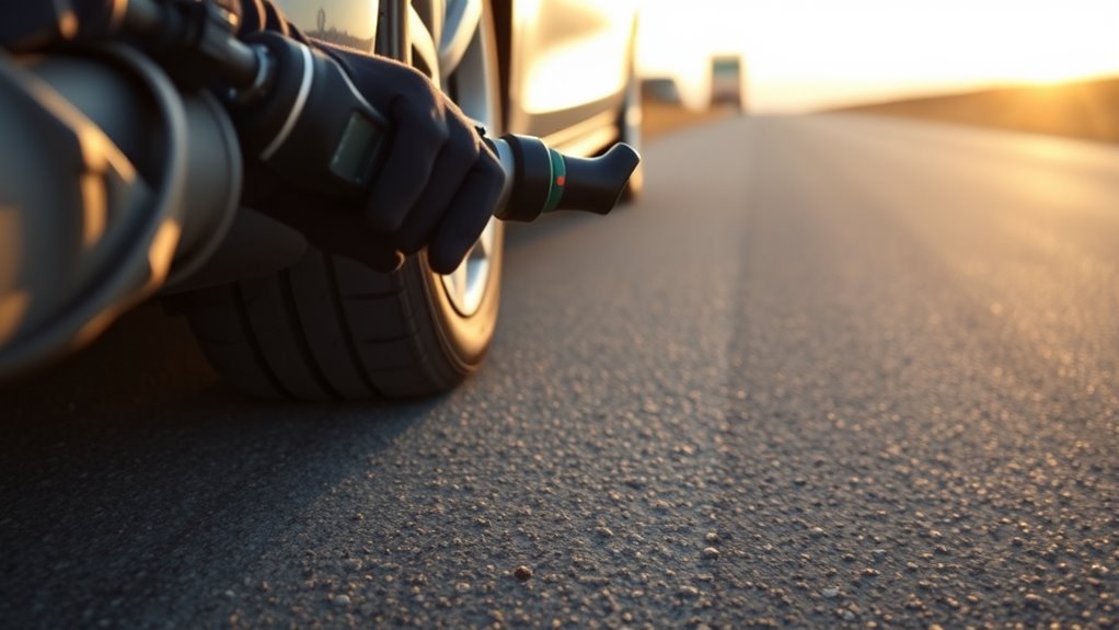 tire warm up and pressure