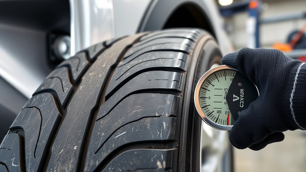 tire wear indicates issues