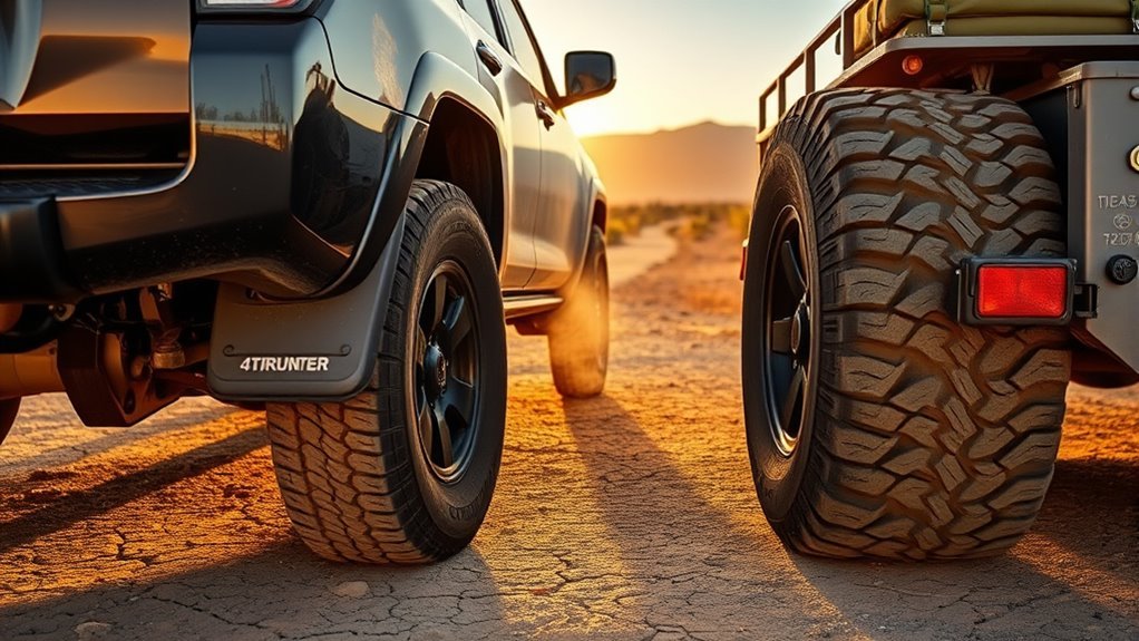 towing increases tire tread wear