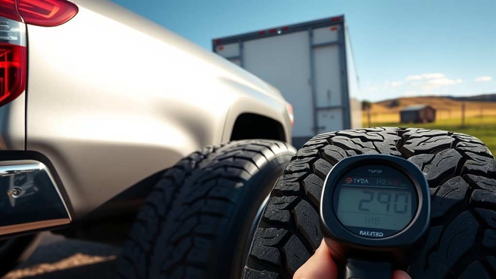 towing tire pressure guidelines