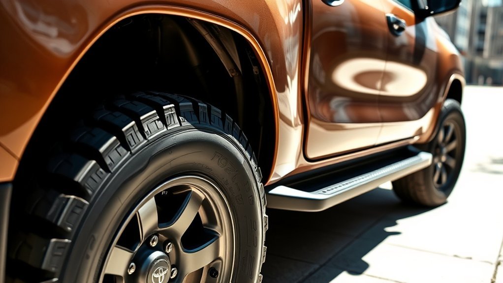 toyota hilux commuting tires