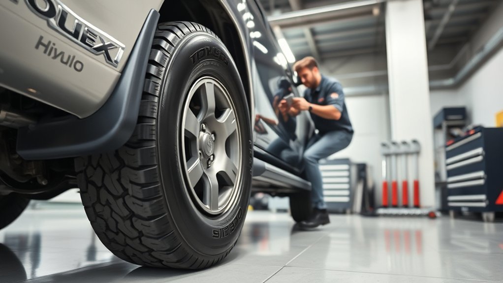 toyota hilux tire maintenance