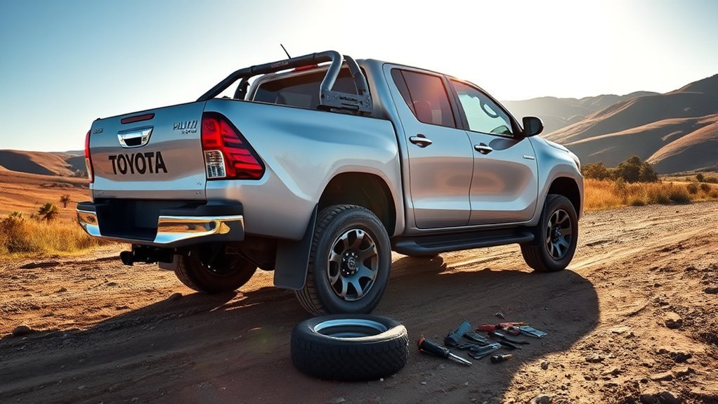 toyota hilux tire repair options