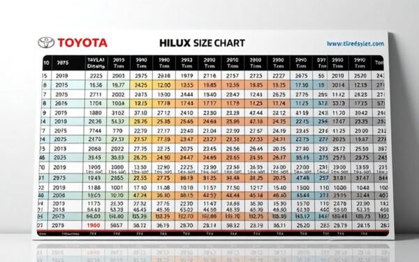 toyota hilux tire sizes