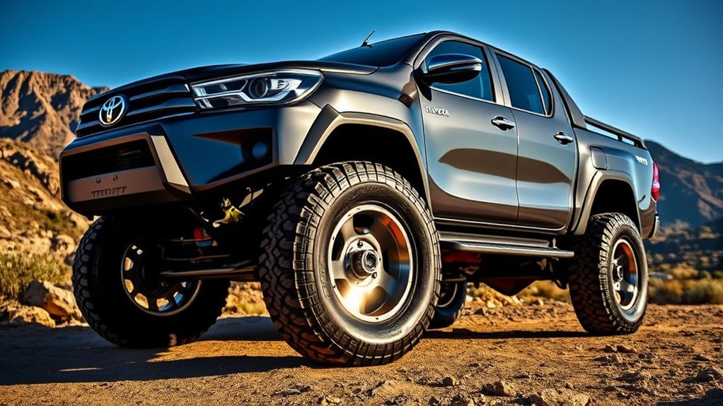toyota hilux tire sizing