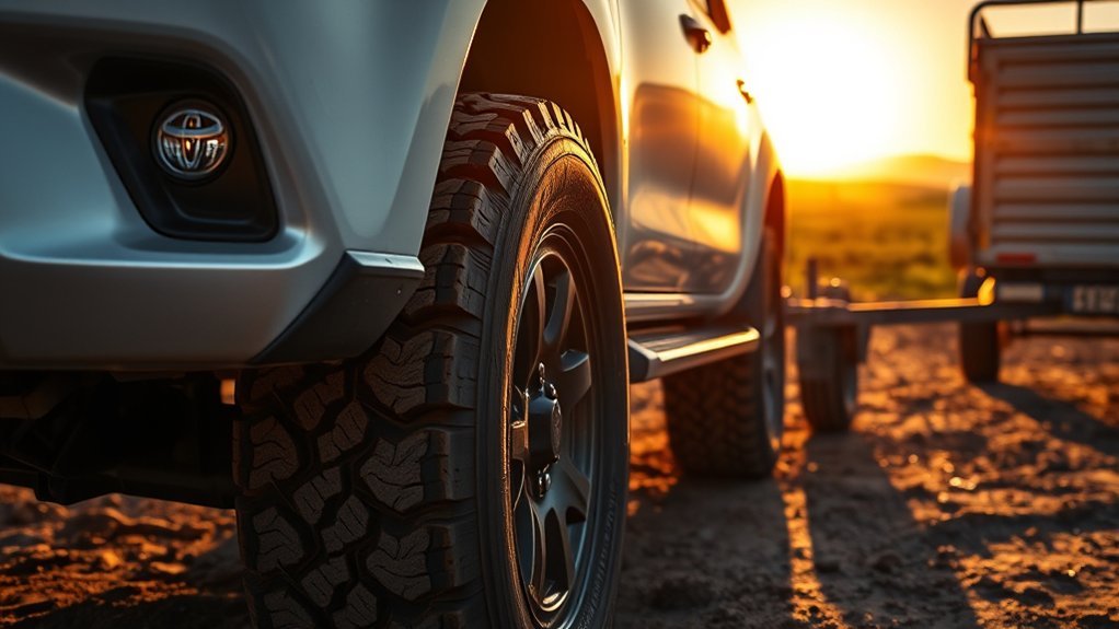 toyota hilux towing tires