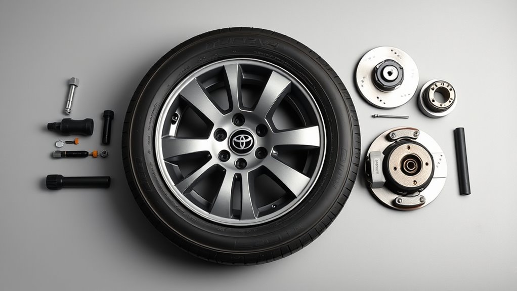 toyota rav4 tire components