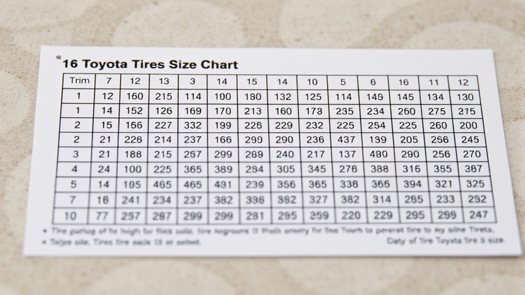 toyota tundra tire sizes