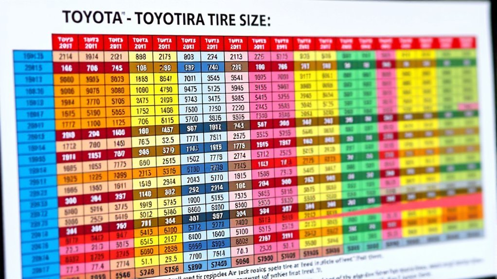 toyota tundra tire specifications