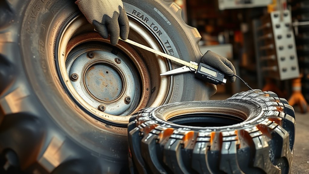 tractor tire inner tube sizing