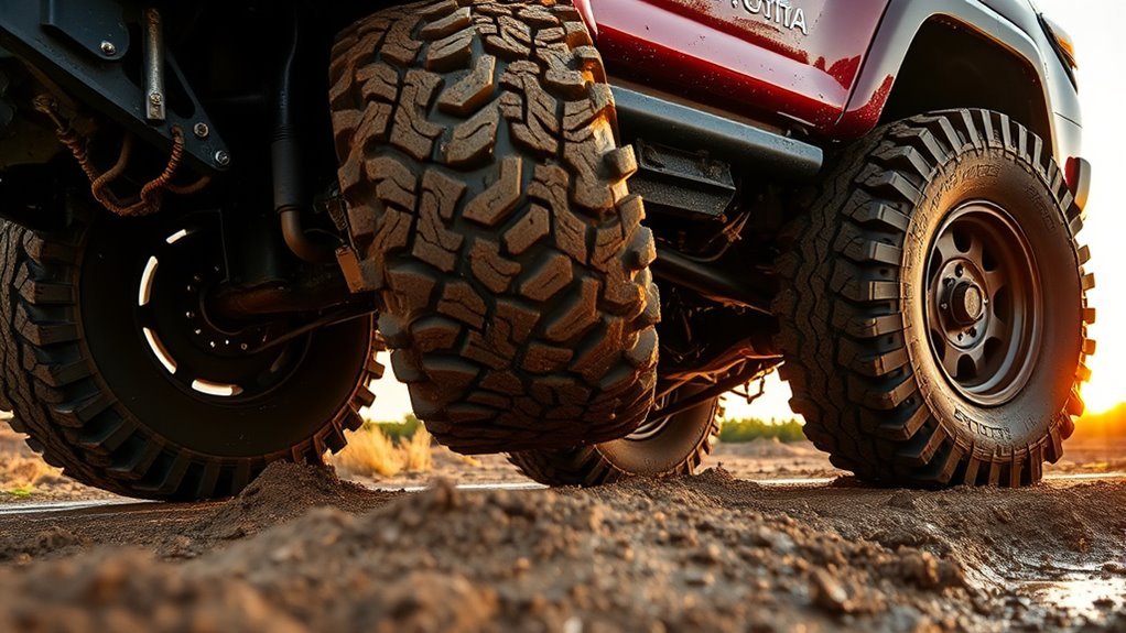 tread depth affects 4wd
