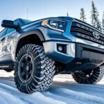 tundra 4x4 snow chain placement