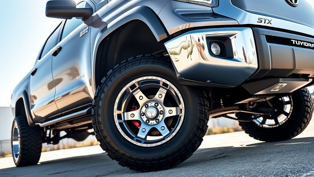 tundra leveling kit tire size
