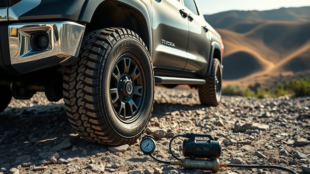 tundra off road tire pressure