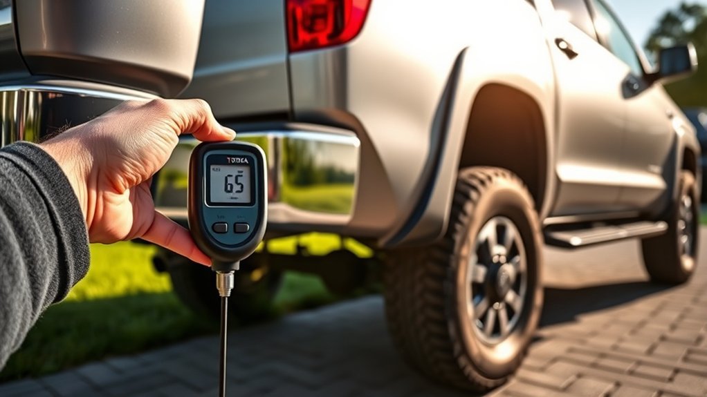 tundra towing tire pressure