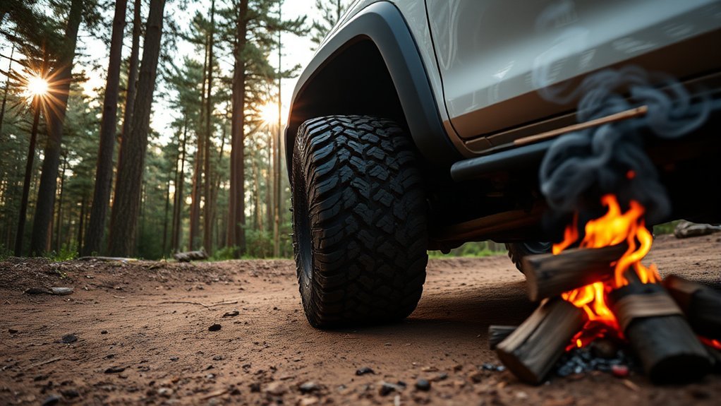 tyre maintenance for camping