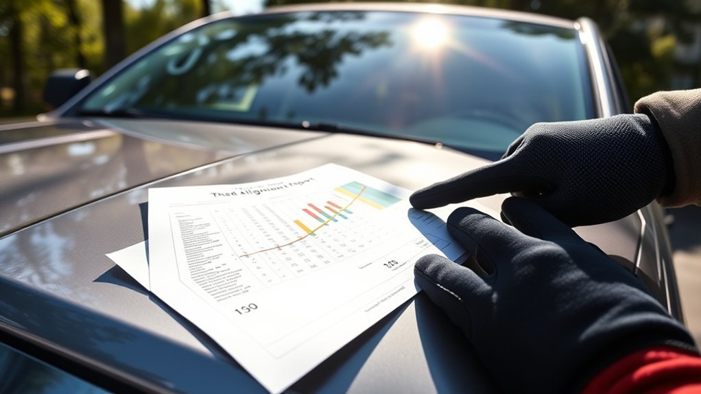 understanding wheel alignment results