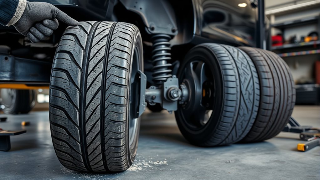 uneven tire wear issue