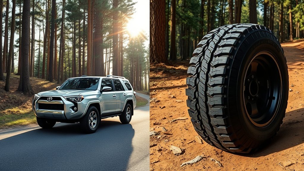 Toyota 4Runner on-road tire choice for comfort, wet traction, and highway driving