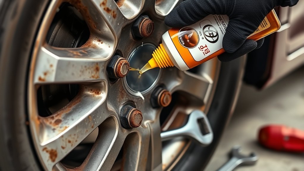 use penetrating oil effectively