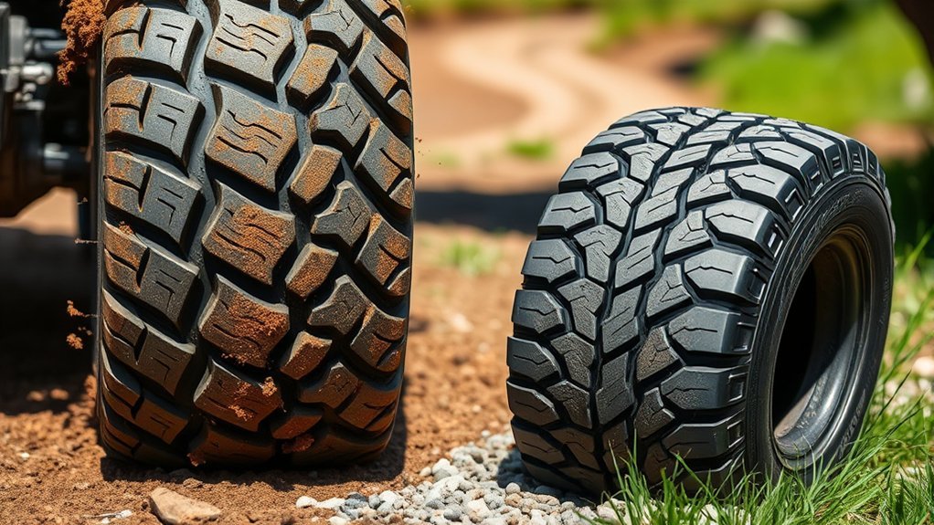 versatile hybrid terrain tire performance
