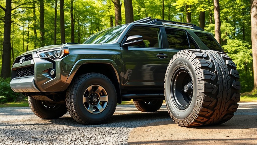 all-terrain tire tread for Toyota 4Runner off-road driving