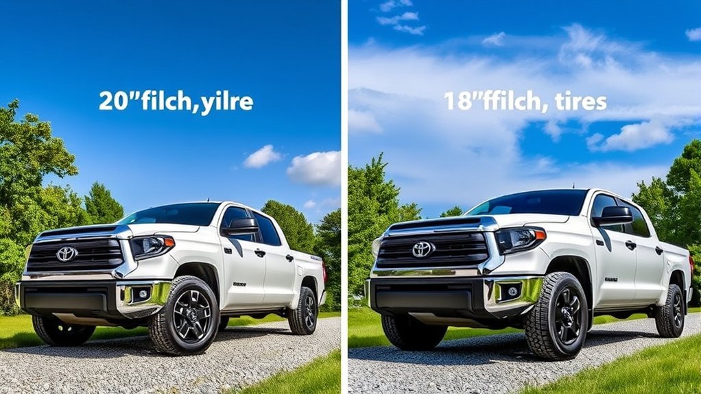wheel size tire comparison
