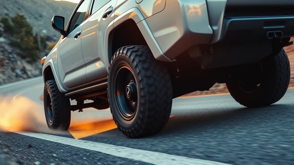 wider tires better handling