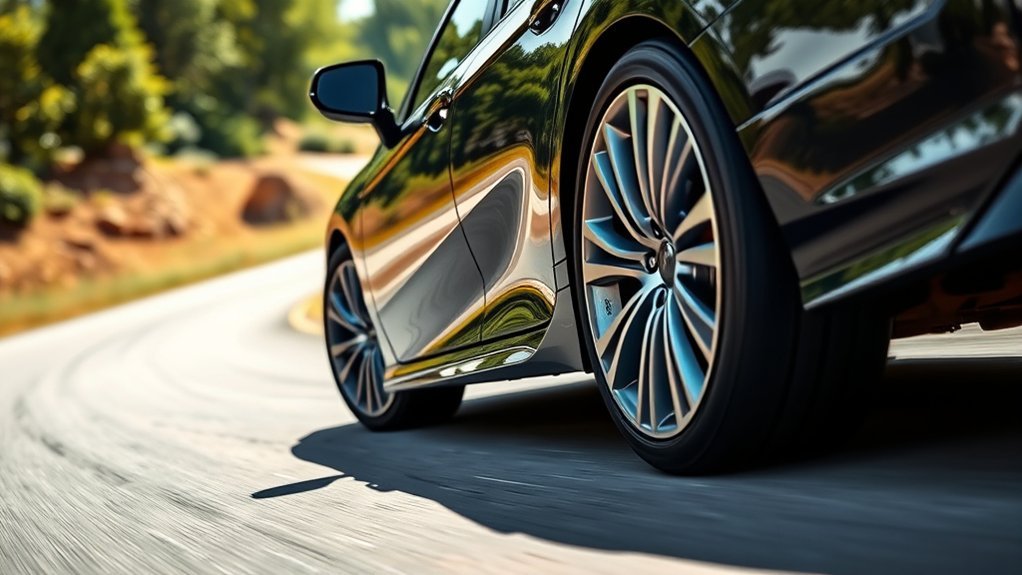 wider tires enhance handling performance