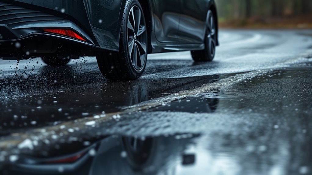 wider tires rain benefits snow challenges